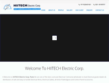Tablet Screenshot of hiitechelectric.com